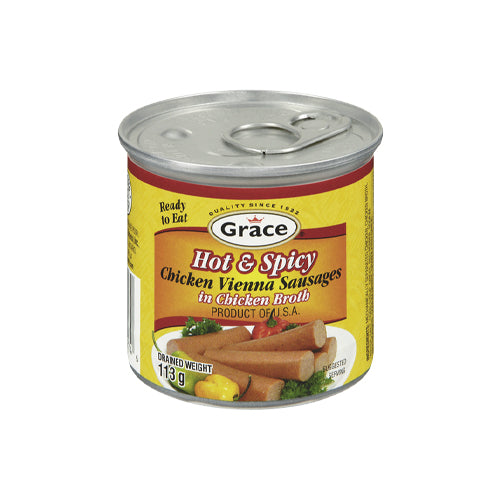 grace hot and spice chicken vienna sausage